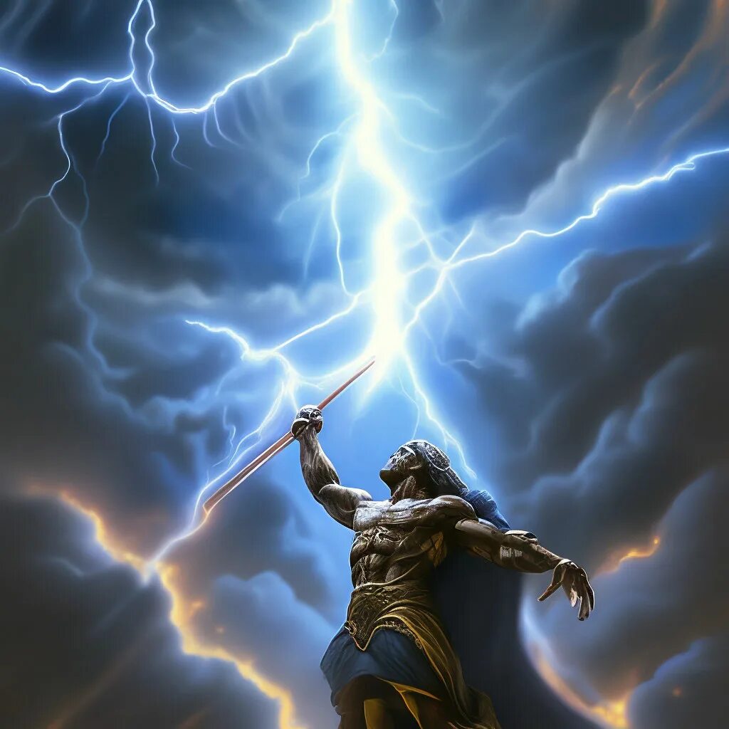 Zeus'un şimşek sahnesi